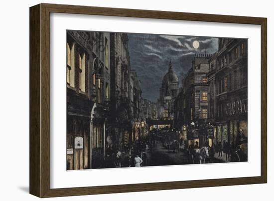 Fleet Street and St Paul'S, London-null-Framed Giclee Print