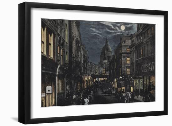 Fleet Street and St Paul'S, London-null-Framed Giclee Print