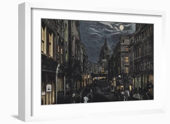 Fleet Street and St Paul'S, London-null-Framed Giclee Print