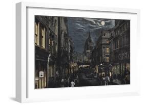 Fleet Street and St Paul'S, London-null-Framed Giclee Print