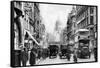 Fleet Street as Seen from Opposite Salisbury Court, London, 1926-1927-null-Framed Stretched Canvas