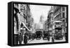 Fleet Street as Seen from Opposite Salisbury Court, London, 1926-1927-null-Framed Stretched Canvas