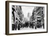 Fleet Street as Seen from Opposite Salisbury Court, London, 1926-1927-null-Framed Giclee Print