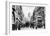 Fleet Street as Seen from Opposite Salisbury Court, London, 1926-1927-null-Framed Giclee Print