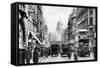 Fleet Street as Seen from Opposite Salisbury Court, London, 1926-1927-null-Framed Stretched Canvas