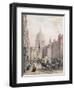 Fleet Street, C.1850-Louis Jules Arnout-Framed Giclee Print