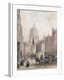 Fleet Street, C.1850-Louis Jules Arnout-Framed Giclee Print