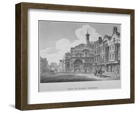 Fleet Street, City of London, 1800-William Watts-Framed Giclee Print