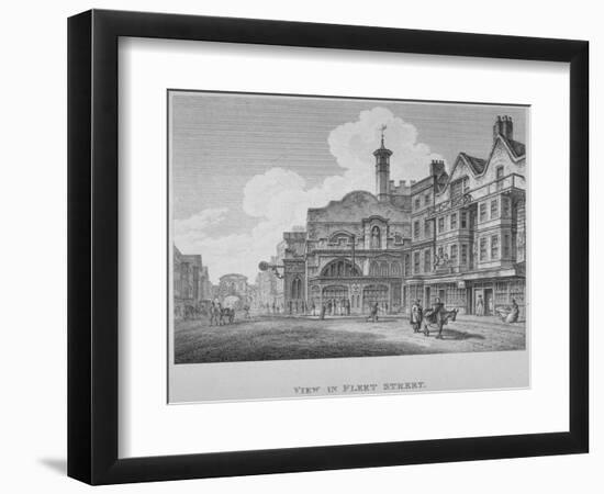 Fleet Street, City of London, 1800-William Watts-Framed Giclee Print