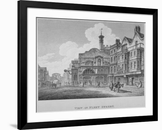 Fleet Street, City of London, 1800-William Watts-Framed Giclee Print