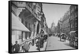 Fleet Street, City of London, c1900 (1911)-Pictorial Agency-Framed Stretched Canvas