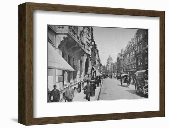 Fleet Street, City of London, c1900 (1911)-Pictorial Agency-Framed Photographic Print