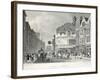 Fleet Street, from 'London and it's Environs in the Nineteenth Century'-Thomas Hosmer Shepherd-Framed Giclee Print