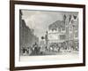 Fleet Street, from 'London and it's Environs in the Nineteenth Century'-Thomas Hosmer Shepherd-Framed Giclee Print