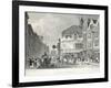 Fleet Street, from 'London and it's Environs in the Nineteenth Century'-Thomas Hosmer Shepherd-Framed Giclee Print