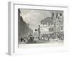 Fleet Street, from 'London and it's Environs in the Nineteenth Century'-Thomas Hosmer Shepherd-Framed Giclee Print