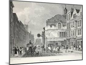 Fleet Street, from 'London and it's Environs in the Nineteenth Century'-Thomas Hosmer Shepherd-Mounted Giclee Print