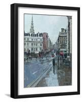 Fleet Street from Ludgate Hill, 2014-Peter Brown-Framed Giclee Print