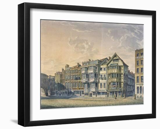 Fleet Street, London, 1798-William Capon-Framed Giclee Print