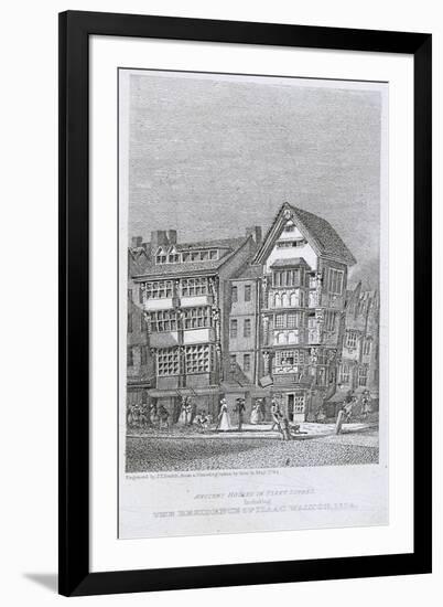 Fleet Street, London, 1822-John Thomas Smith-Framed Giclee Print