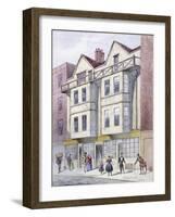 Fleet Street, London, 1835-Frederick Napoleon Shepherd-Framed Giclee Print