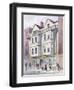 Fleet Street, London, 1835-Frederick Napoleon Shepherd-Framed Giclee Print