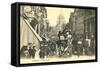 Fleet Street, London, England-null-Framed Stretched Canvas