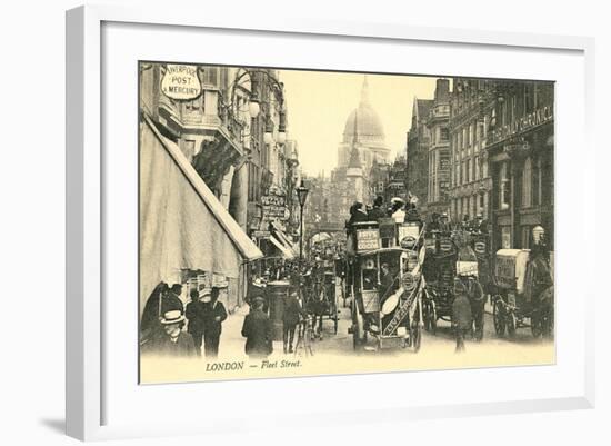 Fleet Street, London, England-null-Framed Art Print