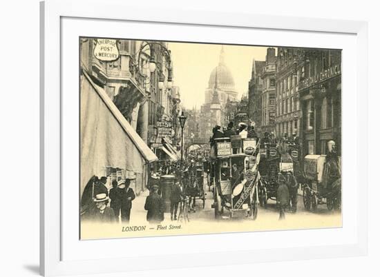 Fleet Street, London, England-null-Framed Art Print