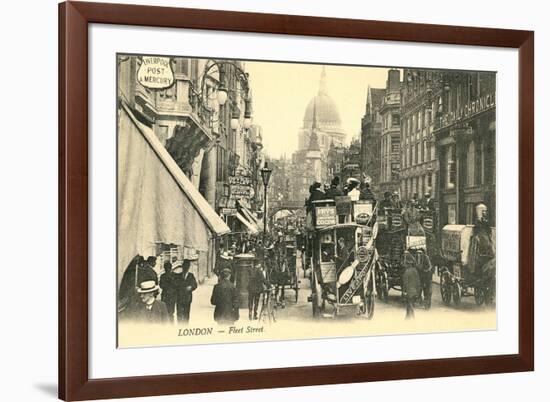 Fleet Street, London, England-null-Framed Art Print