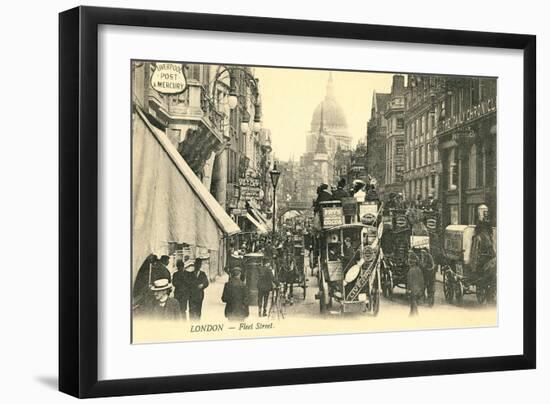 Fleet Street, London, England-null-Framed Art Print