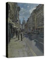 Fleet Street Morning, 2016-Peter Brown-Stretched Canvas