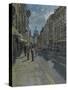 Fleet Street Morning, 2016-Peter Brown-Stretched Canvas