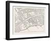 Fleet Street the Temple London from a Map of London Published 1720-null-Framed Giclee Print