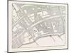 Fleet Street the Temple London from a Map of London Published 1720-null-Mounted Giclee Print