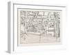 Fleet Street the Temple London from a Plan Published by Ralph Aggas 1563-null-Framed Giclee Print