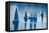 Fleet-Denise Brown-Framed Stretched Canvas