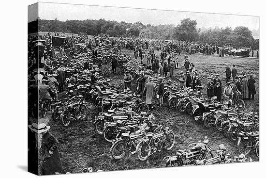 Fleets of Motorcyles at the Outbreak of War-null-Stretched Canvas