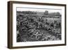 Fleets of Motorcyles at the Outbreak of War-null-Framed Photographic Print