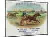 Fleetwood Brand Cigar Box Label, Horse Racing-Lantern Press-Mounted Art Print