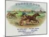 Fleetwood Brand Cigar Box Label, Horse Racing-Lantern Press-Mounted Art Print