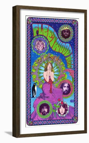 Fleetwood Mac-Bob Masse-Framed Art Print