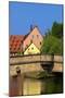 Fleisch Bridge, Nuremberg, Bavaria, Germany, Europe-Neil Farrin-Mounted Photographic Print