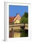 Fleisch Bridge, Nuremberg, Bavaria, Germany, Europe-Neil Farrin-Framed Photographic Print