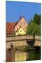 Fleisch Bridge, Nuremberg, Bavaria, Germany, Europe-Neil Farrin-Mounted Photographic Print