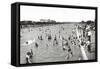 Fleishhacker Pool, San Francisco, California-null-Framed Stretched Canvas