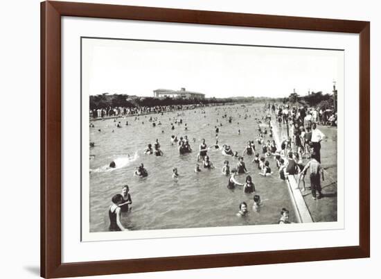 Fleishhacker Pool, San Francisco, California-null-Framed Art Print