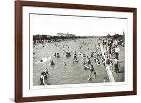 Fleishhacker Pool, San Francisco, California-null-Framed Art Print