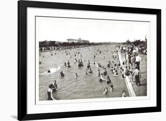 Fleishhacker Pool, San Francisco, California-null-Framed Art Print