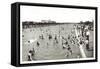 Fleishhacker Pool, San Francisco, California-null-Framed Stretched Canvas